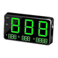 Miniatyrbilde 1 av 5: Bil GPS Speedometer Head Up Display Fartsovertredelse Mph/km/t Varselalarm, Påminnelse om fartsovertredelse i bil