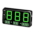 Miniatyrbillede 1 af 5: Bil GPS Speedometer Head Up Display Overspeed MPH/km/t Advarselsalarm, Bilhastighedspåmindelse