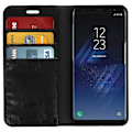 Miniatyrbild 3 av 5: Folio Äkta Läder Galaxy S8 Fodral Kortfack Videoställ