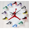 Miniatyrbilde 1 av 5: Aleko Aj Klokke Basketball Rekvisita 3d Tredimensjonal Skoform Aj1-12 Generasjon Veggklokke Liten Aviator Sko Jordan Klokke