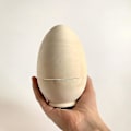 Miniatyrbillede 4 af 4: Hule Trææg Påske Nesting Æg Legetøj 5 I 1 Træ Påskekurv Fyld Gift Hule