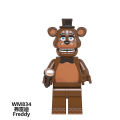 Miniatyrbild 5 av 5: 8 st/set Five Nights At Freddy's Minifigurer Freddy Foxy Byggande