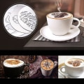 Miniatyrbilde 3 av 3: 5 stk kaffesjablonger, rustfritt stål kaffekake DIY sjablonger