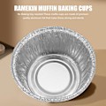 Miniatyrbilde 3 av 5: 150 stk. Aluminiumfolie Cupcake Former Ramekin Muffinsformer, Engangs Muffinsformer, Ramekin Ho
