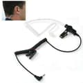 3,5 mm Polis Lyssna Endast Akustisk Rörsnäcka Headset för Motorola Högtalarmikrofon