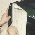 Miniatyrbilde 3 av 5: Paint Trim Guard 11,4 tommers multifunksjons rettkantverktøy Malingsguide Malerstrimbeskyttelse i rustfritt stål er perfekt størrelse for presisjon
