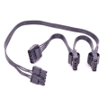 Miniatyrbilde 3 av 5: 5-pins 1 til 3 perifer 4-pins Molex Ide 5p PSU strømforsyningskabel for V550 V650 V700 V750 V850 V1000
