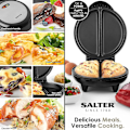 Miniatyrbillede 2 af 5: EK2716 Dobbelt Omelet Maker - Dobbelt Æggekoger med Non-Stick Plader, Dyb Fyld Elektrisk Multikoger, 2-3 Minutters Forvarmning - Bedre Valg fra JJGI