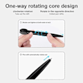 Miniatyrbilde 3 av 5: Fidget Spinner Pen Fidget Pen Spinner med ABCD Rotasjonshette Hjelp Beslutningsfatting Anti Stress Angstreduserende Kulepenn Gadget Kreativ Stressavlastning Black