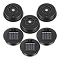 Miniatyrbild 1 av 5: 6 st Solar Lights Ersättningstopp 7 Solar Lantern Delar LED Solpanel Lykta Lock Lampor för Utomhus Hängande