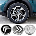 Miniatyrbild 3 av 5: 4 stycken navkapslar för Citroen C4 Picasso C3 Berlingo C5 X7 C2 C1 Ds3 Zx Xsara C8 Ds Ds4 60mm, fälg mittkapslar med märke feng