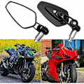 Miniatyrbillede 2 af 5: Motorcykelstyr Spejle Motorcykelspejle kompatible XJ6 MT01 MT03 MT07 MT09 (Sort)
