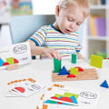 Miniatyrbillede 2 af 3: Form Farve Match Kort 3D Puslespil Geometrisk Matematik Pædagogisk Rum Fantasi Træningslegetøj Intellektuel Problemløsning