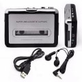 Miniatyrbilde 1 av 3: Bærbar kassettspiller og walkman lydkassettbånd til mp3-konverter, konverter walkman-kassett til mp3 via usb, båndopptaker til kassett