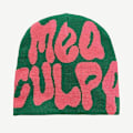 Miniatyrbillede 1 af 5: 2023 Ny Strikkede Beanies Hat Mænd Kvinder Paragraf Kvalitet Cap Mea Culpa Y2k Varmt Mode Hundrede Tag Kold Hat Til Kvinder Hatte Green Rose Red