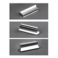 Pikkukuva 5 / 5: Kitaraslide metalliteräksinen tone-bar, selluloidi- ja ruostumattomasta teräksestä valmistetuilla peukalo- ja sormipickseillä Silver