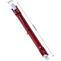 Miniatyrbillede 2 af 4: 500 Watt Ruby Kompatibel med Heatmaster R7 Halogen Varmelampe til Havevarmer - Pakke med 4