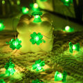 Pikkukuva 5 / 5: Joulukoristeet Hat Lights St. Patrick's Day -koristeet Vihreät valojuonet Paristokäyttöinen Sisä- ja ulkokäyttöön Koti LED-valo B