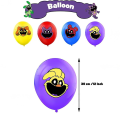 Miniatyrbilde 2 av 5: Smiling Critters-tema Bursdagsfestrekvisita Sett Bannerballonger Kake Toppers Dekorasjoner