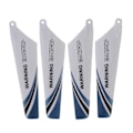 Miniatyrbilde 1 av 5: 4 stk. reserveblader for helikopterrotor rc S107,
