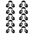 Miniatyrbilde 1 av 2: 10 stk Flaske Sparkler Flaske Klips Doble Hull Sparkler Fyrverkeri Stick