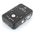 Miniatyrbild 3 av 5: KVM-switch 2 Portar VGA Switch USB 2.0 KVM Mus Switch Tangentbord 1920x1080 Box Delningsswitch VGA S