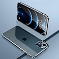 Miniatyrbillede 5 af 5: Magnetisk etui til iPhone 13 12 11 Pro Max X XS XR 8 7 Plus dobbeltsidet beskyttelsesetui i hærdet glas Blue iPhone XR