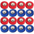 24 stk. Mini Shuffleboard Bordspil Ruller Kugler Shuffleboard Curling Erstatningstilbehør