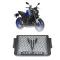 Miniatyrbilde 3 av 5: Radiator Motor Kjølergrill Deksel Beskyttelse For Mt09 Mt-09 2021 2022 Svart