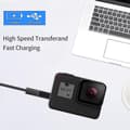 Miniatyrbillede 4 af 5: Mini Usb til Usb C-adapter - 4 stk. Mini Usb-han til Type C-hun konverteradapter til Mp3-afspillere