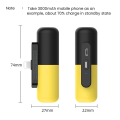 Pikkukuva 4 / 4: Kapseli Power Bank Erittäin ohut Mini Kompakti Langaton Kannettava Android 2000mAh