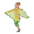 Miniatyrbilde 1 av 2: Sommerfuglvinger Kostyme Med Maske For Jenter Kle Deg Ut gQG Light Green
