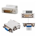 Miniatyrbilde 2 av 5: 15 Pin Vga Hunn Til 24+1 Pin Dvi-d Hann Adapter Konverter ... Laptop