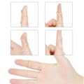 Pikkukuva 4 / 5: E Soikea Sormiside, Sormiside, Tuki ja Suoja Niveltulehdukselle, Sormivakautin - Koot 5, 6, 7, 8, 9 As Shown