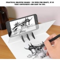 Miniatyrbilde 4 av 4: Lbq-optisk tegnebrett, DIY tegnebrett for sporing, tegnebrettet reflekterer bilde på telefon eller nettbrett