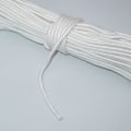 Pikkukuva 3 / 4: 25 M 6 Mm Wei Dickes Nylon-seil Gedrehte Schnur Multifunktionale Hngeschnur Fr Gartenbndelung, Handgefertigte Projekte, Camping, Survival