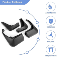 Pikkukuva 4 / 5: 4kpl Auton roiskeläpät Mudflaps Mudguards Mud Flaps Yhteensopiva Opel Insignia 2008-2016