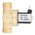 G1/2\" Normalt Öppen Mässingsmagnetventil Elektromagnetisk Vatteninloppsventil (DC12V)