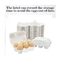 Miniatyrbilde 2 av 5: 50 Stykker Eggkartonger i Papir For Kyllingegg Massefiberholder Bulk Holder 6 Egg Gårdsmarked