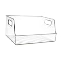 Miniatyrbillede 1 af 5: Gennemsigtig skuffeboks Sæber Håndklæder Dåser Vitrineskab Køleskab Organizer Boks Opbevaringsboks til Badeværelse Hjemmeskabe Bordplader 21.5cmx19cmx12cm