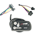 Miniatyrbillede 5 af 5: Elektrisk cykel LED S800 display 36v 48v elektrisk cykel intelligent kontrolpanel display elektrisk Black