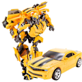 Miniatyrbilde 1 av 5: Transformasjonsrobot Bumblebees Actionfigurer Leker Anime Figur Tegneserie Gutt Leke