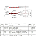 Miniatyrbillede 4 af 4: 5 stk./sæt CR2032 2032 Batteriledning 2 Pin Laptop Bundkort BIOS CMOS Batteri Med Ledning Adskil Batteri Udskiftning