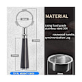 Pikkukuva 5 / 5: 51 mm portafilter 3 korvaa, ruostumatonta terästä, 51 mm pohjaton portasuodatin puukahvalla ja suodattimella Ba As Shown