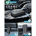 Miniatyrbilde 3 av 5: Solar Power Bank 30000mAh Lader: Bærbar Powerbank med 2 USB & LED Lommelykt Utendørs Camping for Telefoner og Nettbrett