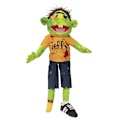 Miniatyrbild 5 av 5: Jeffy Handdocka Cartoon Mjuk Plyschleksak, Cosplay Dockteater Spel för Barn Present Zombie Jeffy 55cm
