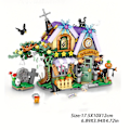 Miniatyrbillede 2 af 5: Halloween Magic House Græskar, Halmmand, Sort Kat Mini Byggeklodser, Halloween/Taksigelsesdag/Julegave