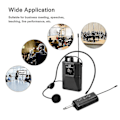 Miniatyrbillede 3 af 5: UHF Trådløst Mikrofon Headset med Sender og Modtager, LED Digital Display Bodypack - CDSX