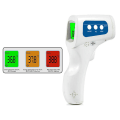 Miniatyrbild 4 av 5: Infraröd Panntermometer Beröringsfri Digital Temperaturmätningsenhet LCD-skärm Feberindikator Bakgrundsbelysning För Kroppsyta Rum
