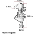 Miniatyrbillede 2 af 5: Multifunktionel 6 Akkord Capo, Åben Tuning Spider Akkorder, Til Akustisk Guitarstrenge, Sort